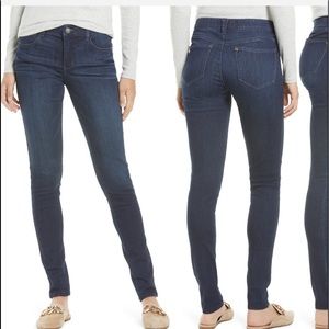 Wit & Wisdom Absolution High Waist Skinny Ankle Jeans size 0 color: Dark Navy